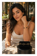 Pulsera clover negra