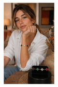 Pulsera clover multicolor pequeña